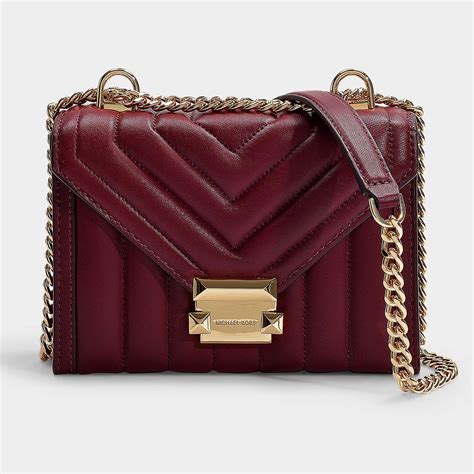 michael kors bags oxblood